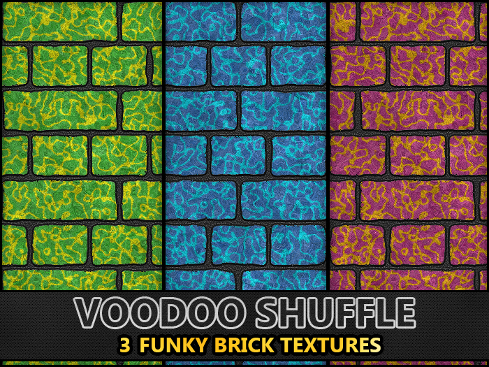 [VS] 3 Funky Brick Textures