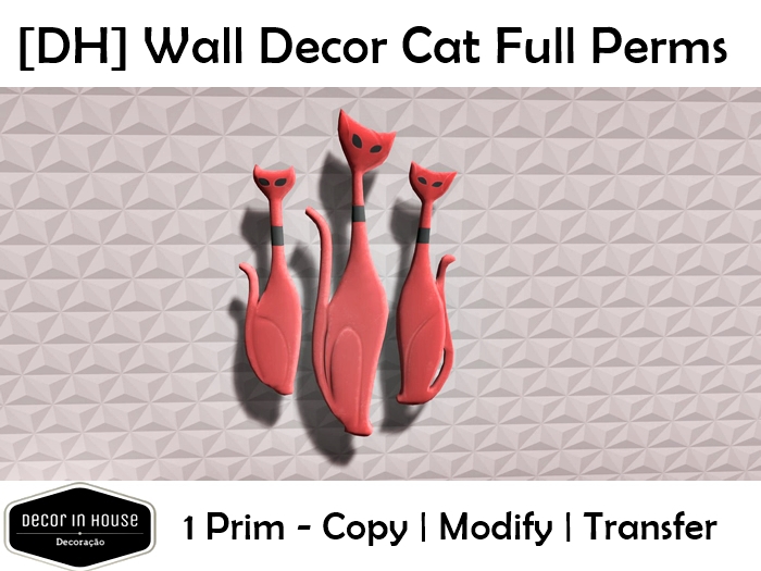 [DH] Wall Decor Cat - Full Perms 