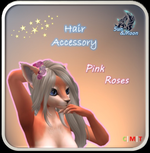 33% OFF!!   [S&M] Pink Rose - Hair Accessory