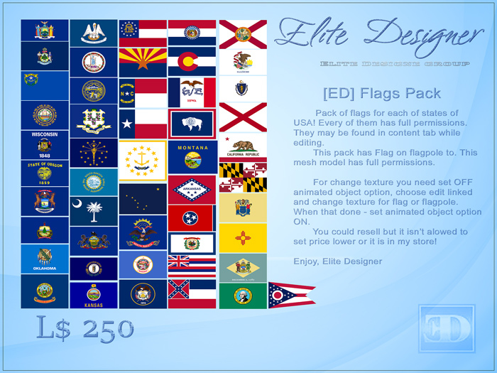 USA's states flags