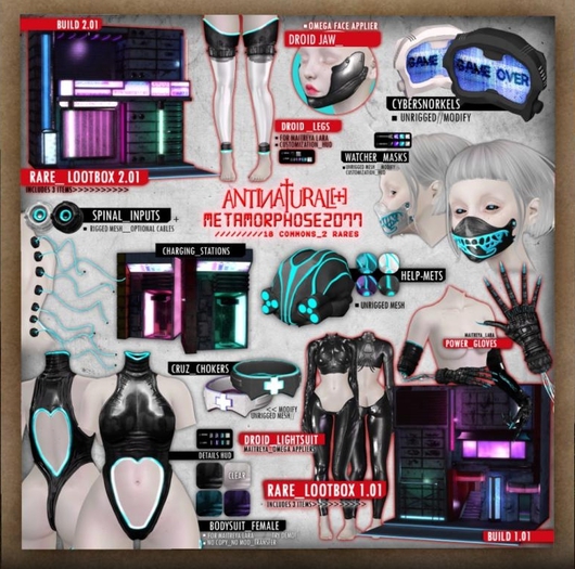 ANTINATURAL[+] Metamorphose2077 / Watcher Mask / WHITE