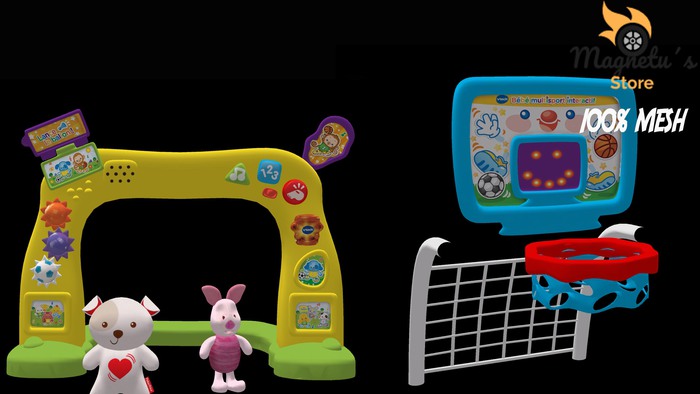 *MG* Set toy decor kids