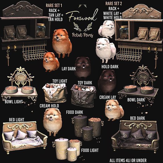 Foxwood - Petit Pom - RARE SET 1 Lootbox