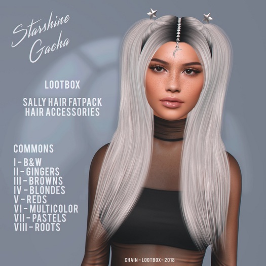 #5 CHAIN - Starshine - Sally Hair - Reds