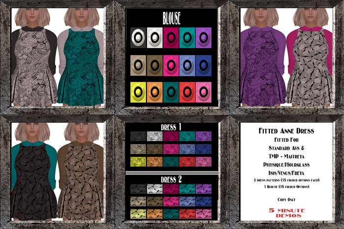 Fitted Anne Dress - DEMO