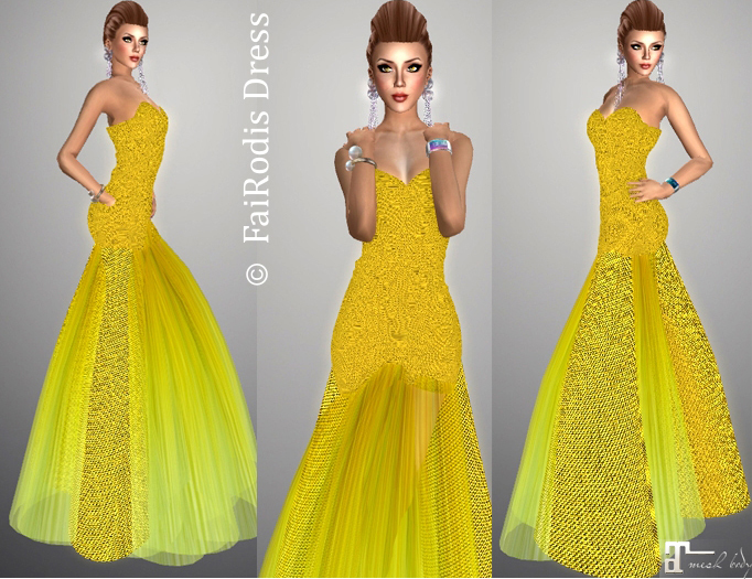 FaiRodis Sun Queen dress fitmesh Maitreya+flexi skirt pack