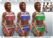3 PNG TEXTURES V154 for Model VL106