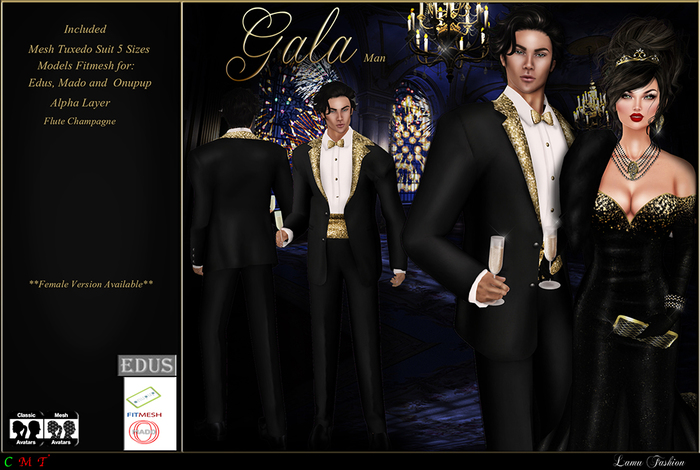 -Lamu Fashion-Outfit Tuxedo *Gala Man*