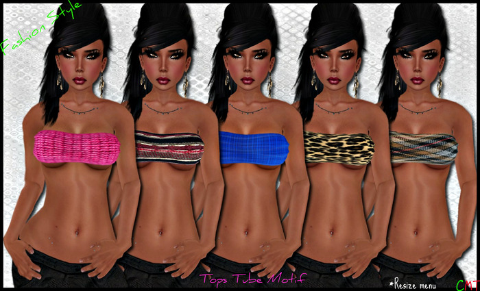*Fashion Style* Top Tube Rayures