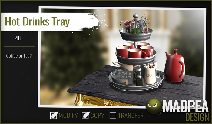 MadPea Hot Drinks Tray (add me!)