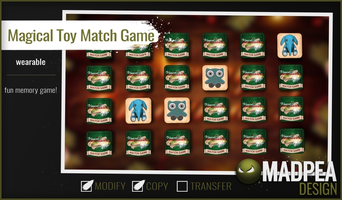MadPea Magical Toy Match Game (add me!)