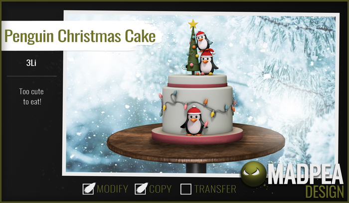 MadPea Penguin Christmas Cake (add me!)