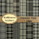 *Wallflowers* Adrienne Plaid Linen