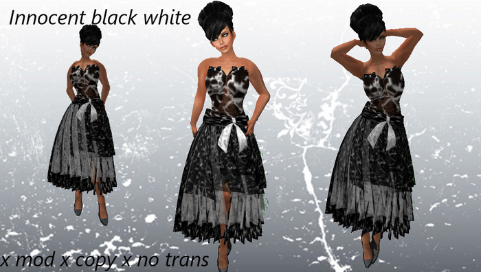 P&A Creations Innocent black white