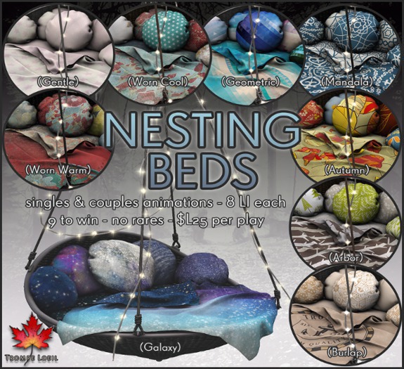 Trompe Loeil - Nesting Bed Geometric