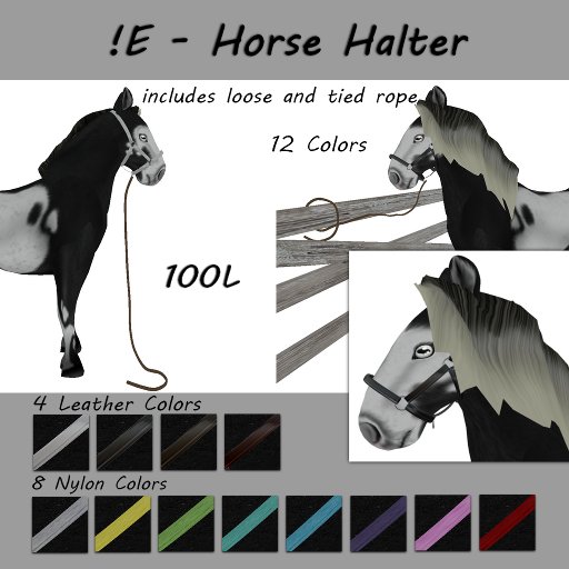 !E - Horse Halter