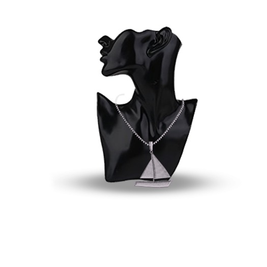 Blupr/nt - "BOAT" Necklace (SILVER) 