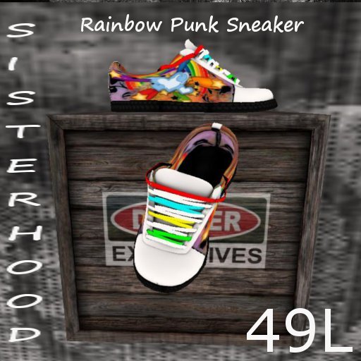 ~~SH~~Rainbow Punk Sneaker