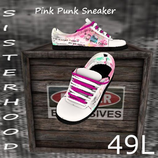 ~~SH~~Pink Punk Sneaker