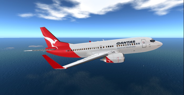 QANTAS paint for D 737