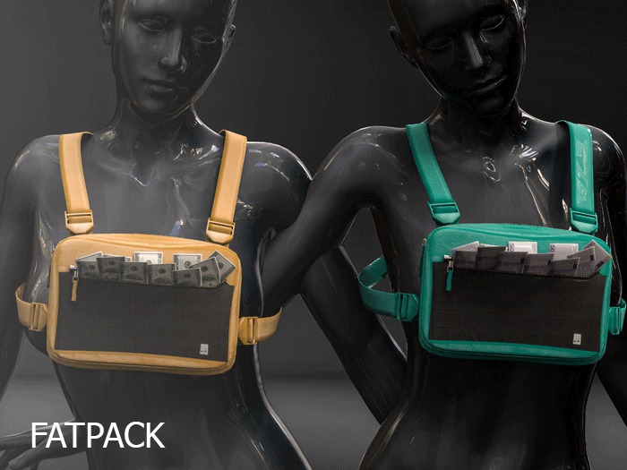 Blupr/nt - "Flex"  VestBag  (fatpack) (Wear Me)