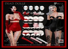 13. Dead Dollz - The Art of The Tease - Corset Red