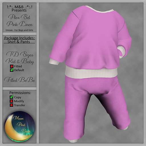 !:*:. M&B .:*:.! Alex Pink Linen 