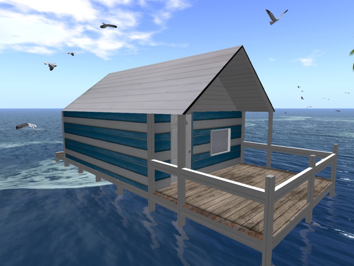 Beth's Beach hut 17 prims Rez