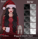 {Limerence} Sati hair-B&W
