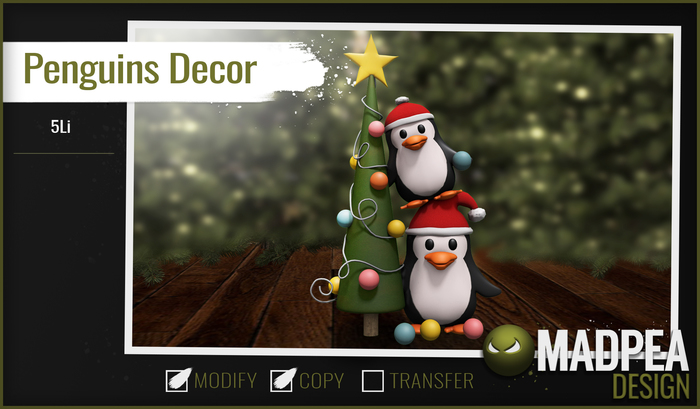 MadPea Penquins Decor (add me!)