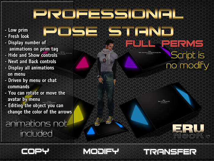 Professional Pose stand FULL PERMS