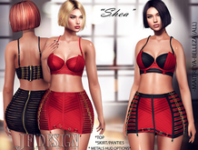 JF Design "Shea" [Maitreya/Belleza] Top-Black