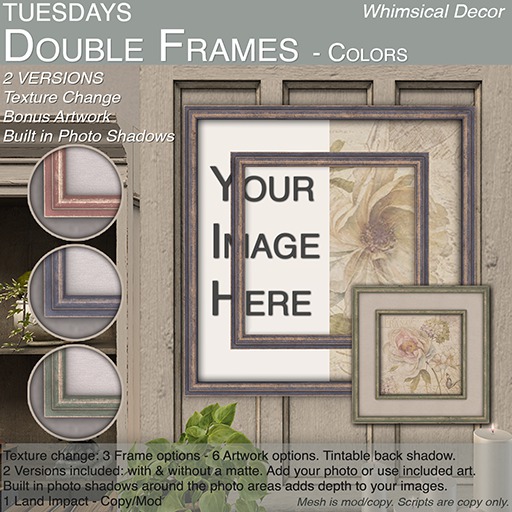 Tuesdays Double Frame - Colors Edition