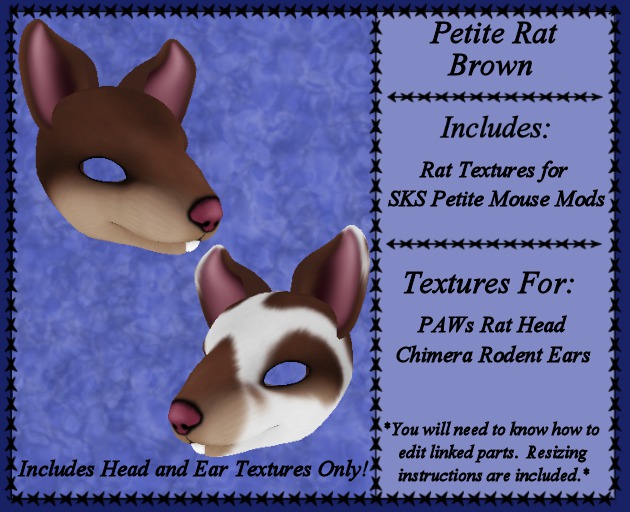 SKS Rat Add-on Textures Brown [boxed]