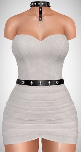 ChicModa // Rudy Dress & Harness // WHITE