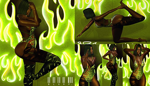 B L U R P.- Glow Pose Pack.