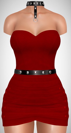 ChicModa // Rudy Dress & Harness // RED