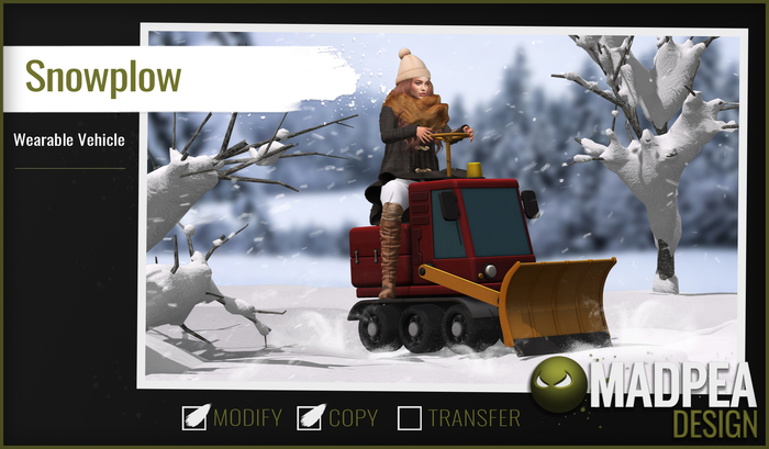 MadPea Snowplow [Add Me!] Boxed