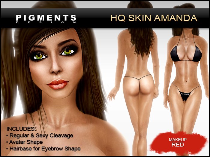 PIGMENTS HQ SKIN - Amanda (Red)