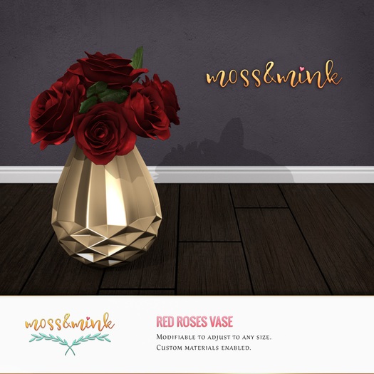 {moss&mink} Red Roses