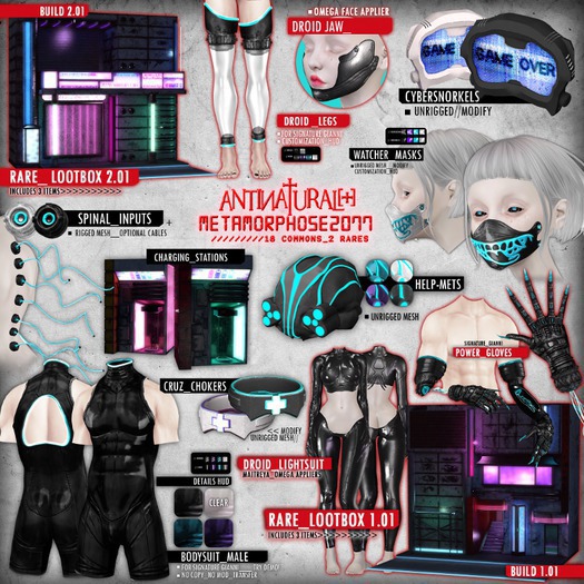 Second Life Marketplace - ANTINATURAL[+] Metamorphose2077 / Watcher ...
