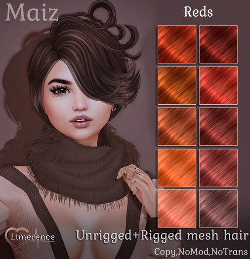 {Limerence} Maiz hair-Reds