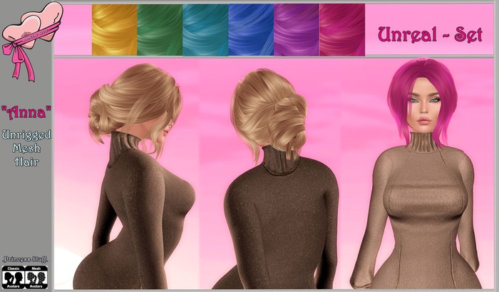 .Princess Stuff. [Anna Hair] Unreal Set