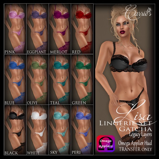 CB~Lisa Lingerie Set White