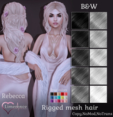 {Limerence} Rebecca hair-B&W