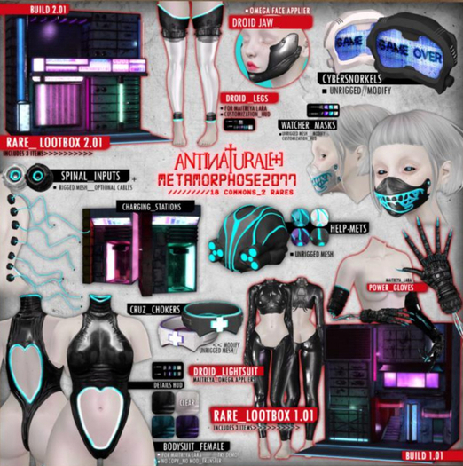 ANTINATURAL[+] Metamorphose2077 / Helpmet / PURPLE