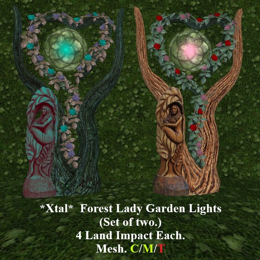 *Xtal* Forest Lady Garden Light set
