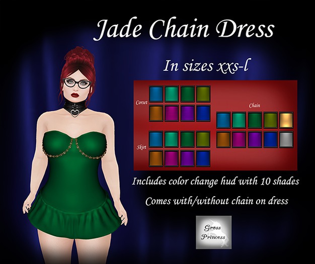 {.Gross Princess.} DEMO Jade Chain Dress