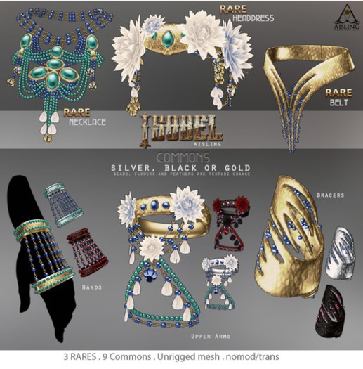 .aisling. Isobel - Hands GOLD