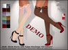 .:S&B:. Heels Starla with Nylon Stockings *10 Colours* Demo